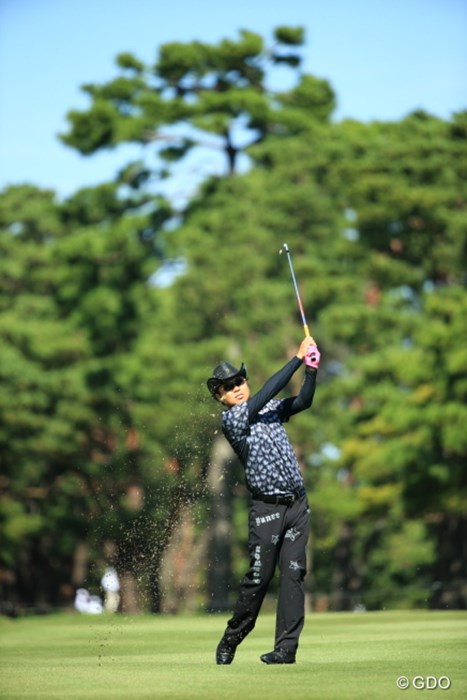 フォローのシャフトの立ち方が好き。  2013年 日本オープンゴルフ選手権競技 2日目 片山晋呉