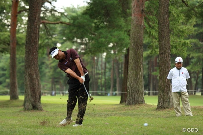 プロってすげーなー。ここまでローボール打てるって。 2013年 日本オープンゴルフ選手権競技 3日目 ハン・リー
