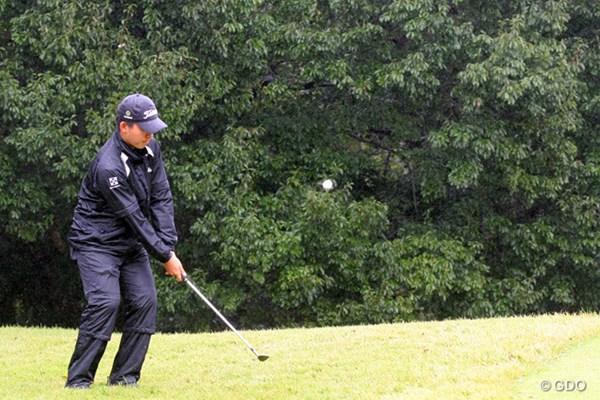 2013年 ブリヂストンオープンゴルフトーナメント 2日目 川村昌弘 今季、川村昌弘のチップインに遭遇したのがこれで3回目.