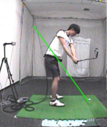 golftec テークバックで腰はむしろ左に！！ 3-1
