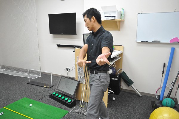 golftec 左サイドの壁は右サイドで作る！ 3-1