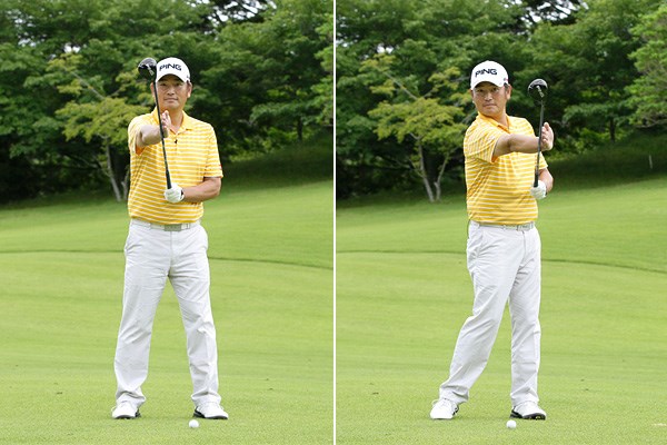 フェース面側のシャフトの動きを意識