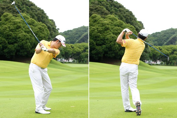 素振りでイメージを変える