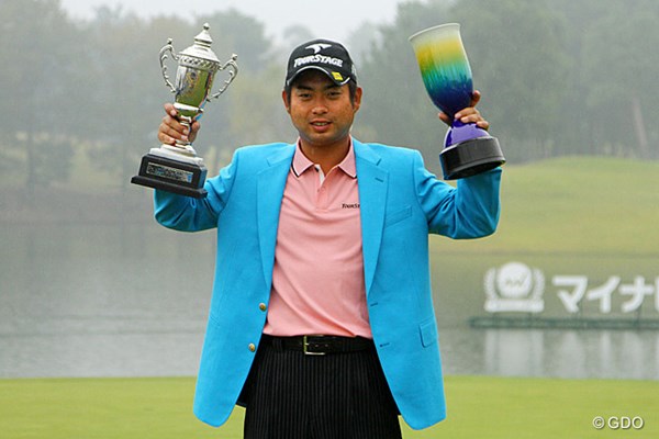 2013年 マイナビABCチャンピオンシップゴルフトーナメント 最終日 池田勇太 土壇場で追いつかれてのプレーオフを制し、今季初勝利を手にした池田勇太