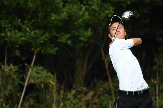 2013年 HEIWA・PGM CHAMPIONSHIP in 霞ヶ浦 初日 植木アマ