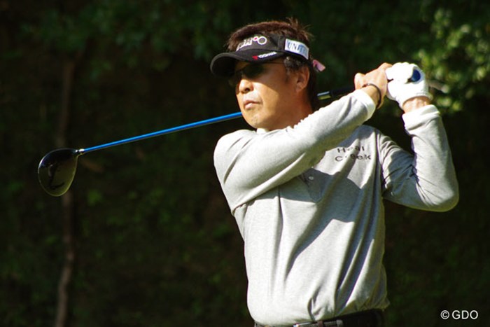 「ゴルフはハート」。奥田靖己がツアー初優勝を懸け単独首位で最終日へ 2013年 富士フォルムシニアチャンピオンシップ 2日目 奥田靖己