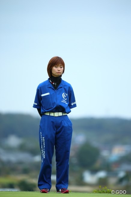2013年 HEIWA・PGM CHAMPIONSHIP in 霞ヶ浦 3日目 原田キャディ