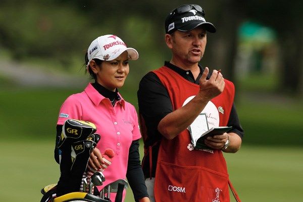首位と4打差の8位タイスタートをきった宮里藍（Scott Halleran/Getty Images）