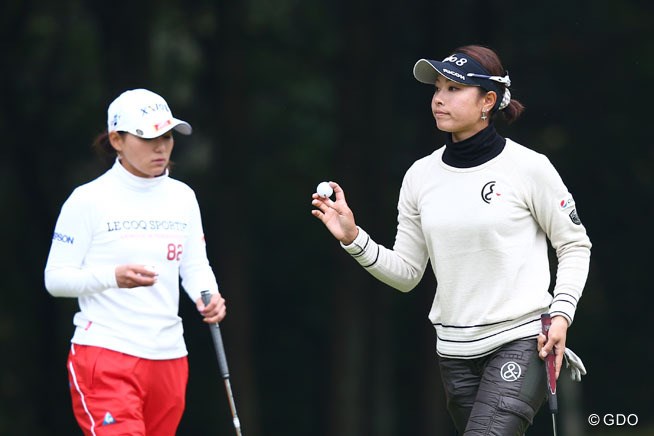 2013年 伊藤園レディスゴルフトーナメント 初日 森田理香子 横峯さくら