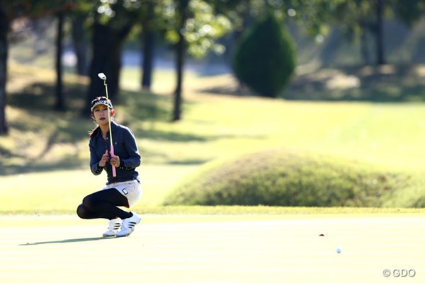 2013年 伊藤園レディスゴルフトーナメント 2日目 金田久美子 2日目のラウンドは「72」でした7位T