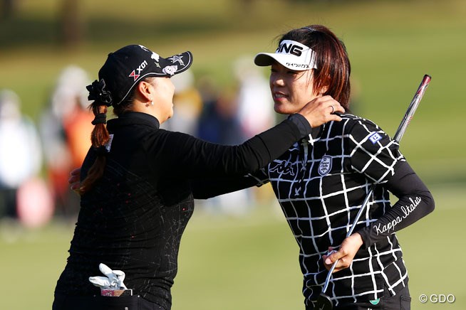 2013年 伊藤園レディスゴルフトーナメント 最終日 大山志保＆佐伯三貴
