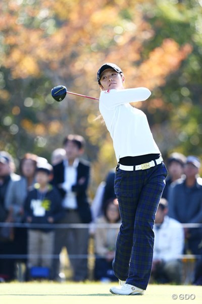 2013年 伊藤園レディスゴルフトーナメント 最終日 渡邉彩香 最終組で回った渡邉は、パープレーの「72」。新たな課題も見つけていた