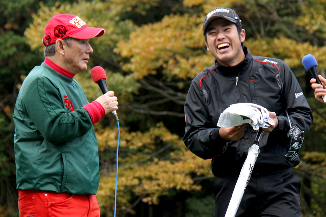 世界のキタノが松山に指南！ たけしさんが伝授した人生の極意とは＞【国内男子ツアー JGTO】｜GDO ゴルフダイジェスト・オンライン