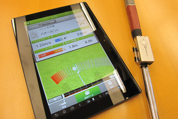 パッティングを3D解析！フルミエルパター