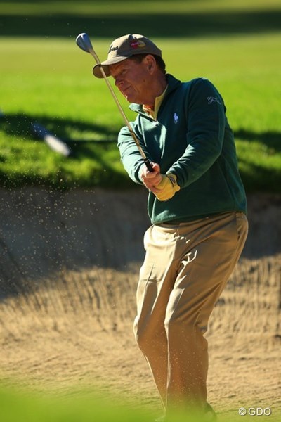 2013年 ダンロップフェニックストーナメント 初日 トム・ワトソン ゴルフのスタイルも紳士なところも、昔から何一つ変わらないですよねぇ。5オーバー70位タイです。