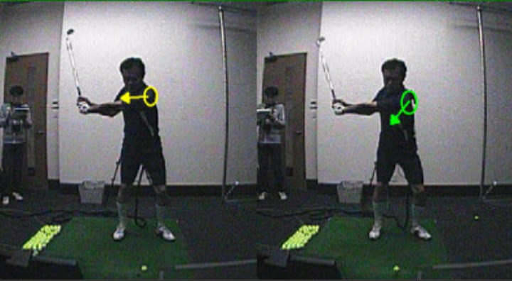 golftec アマチュア的上下動の正し方 6-1