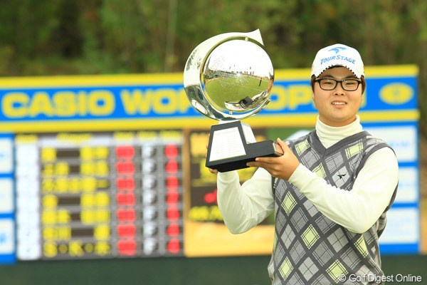 2013年 カシオワールドオープンゴルフトーナメント 事前 ハン・ジュンゴン 昨年大会を制したハン・ジュンゴン。この大会で連覇を果たし最終戦出場を狙う