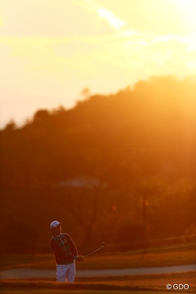 太陽の沈むころ大堀君も最終ホール