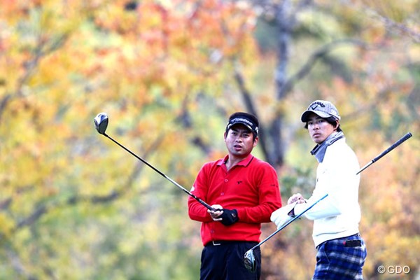 2013年 カシオワールドオープンゴルフトーナメント 初日 池田勇太 石川遼 最近はなかなか見れなくなったツーショット