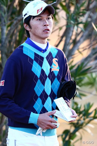 2013年 カシオワールドオープンゴルフトーナメント 初日 大堀裕次郎 2013年日本アマ優勝者の大学4年生は1アンダー8位T