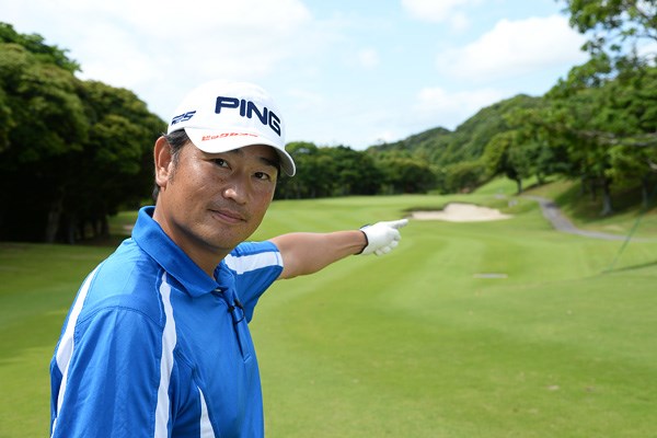 まずはグリーン周りの状況を確認