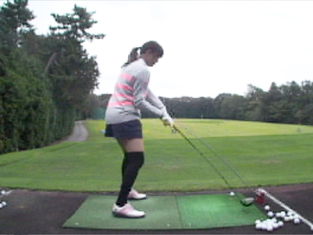 西田さんスイング受講前 