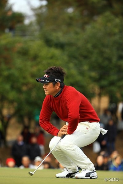 2013年 ゴルフ日本シリーズJTカップ 最終日 藤田寛之 返す返すも初日が痛かった。でも最終的に単独8位フィニッシュはさすがです。