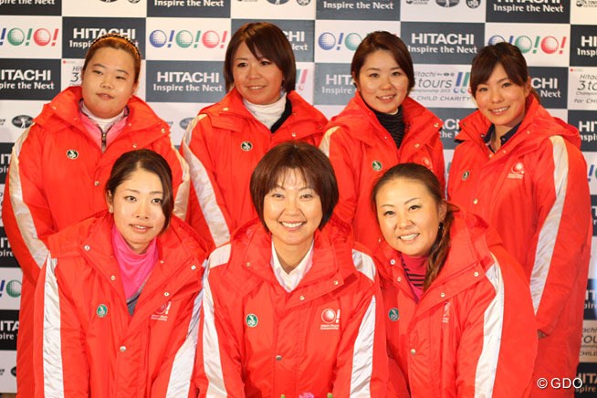 2013年 日立3ツアーズ 事前 LPGAチーム