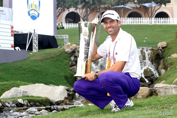2013年 タイランドゴルフ選手権 最終日 セルヒオ・ガルシア 4打差のリードを守りきり、待ちに待った今年の初勝利をタイで飾ったガルシア