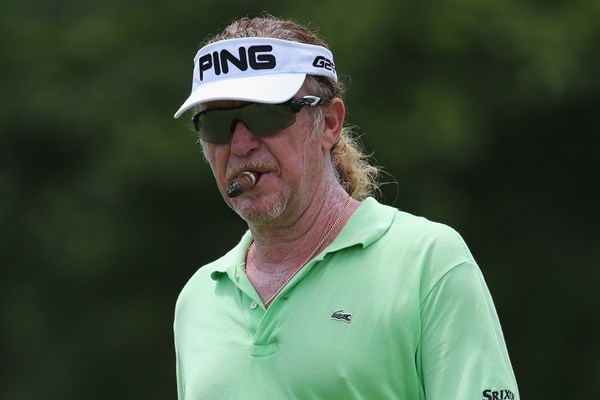 2014年 ボルボゴルフチャンピオンズ 事前 ミゲル・アンヘル・ヒメネス ついに50歳となったヒメネス。衰えは感じさせない（Getty Images）