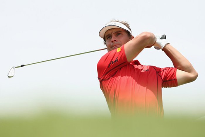 アルバトロスを記録したJ.ルイテンが単独首位に浮上（Getty Images） 2014年 ボルボゴルフチャンピオンズ 2日目 ジュースト・ルイテン