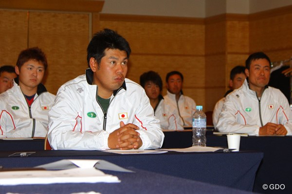 2014年 宮崎合宿 甲斐慎太郎 昨年に続いて開催のJGTO主催合宿。甲斐のほか多くの若手選手らが参加している