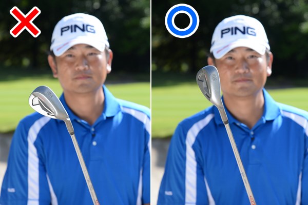 フェースは開かない