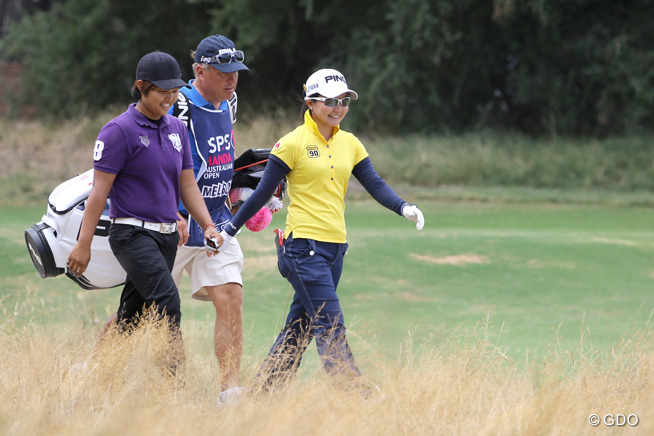 同組ラウンドの上原と野村、明暗分かれる