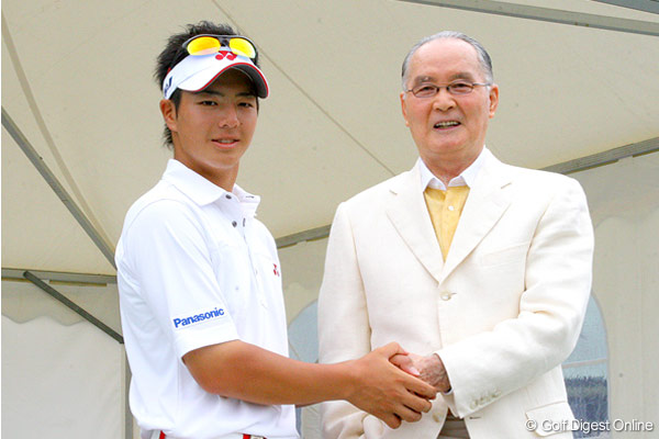 石川遼が長嶋茂雄氏と初対面！ 「オーラが出ていました！」（2008年）