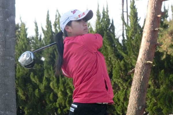 2014年 世界ジュニア日本代表選抜・中国・四国予選 矢倉里紗 矢倉里紗は「海外でゴルフをしたことがないので、世界ジュニアに行きたいです」と意気込んだ