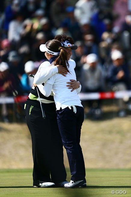 2014年 ヨコハマタイヤPRGRレディスカップ 最終日 一ノ瀬優希 酒井美紀