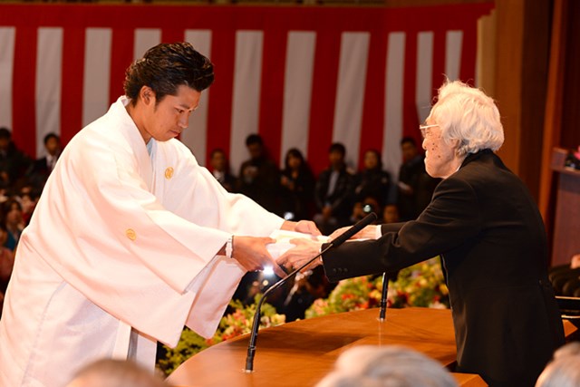 松山英樹が東北福祉大を卒業 素直に嬉しい Gdo ゴルフダイジェスト オンライン