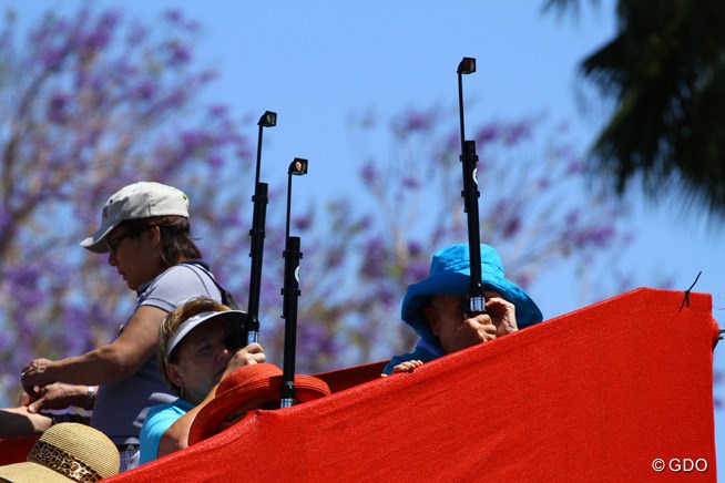 2014年 クラフトナビスコ選手権 最終日 望遠鏡