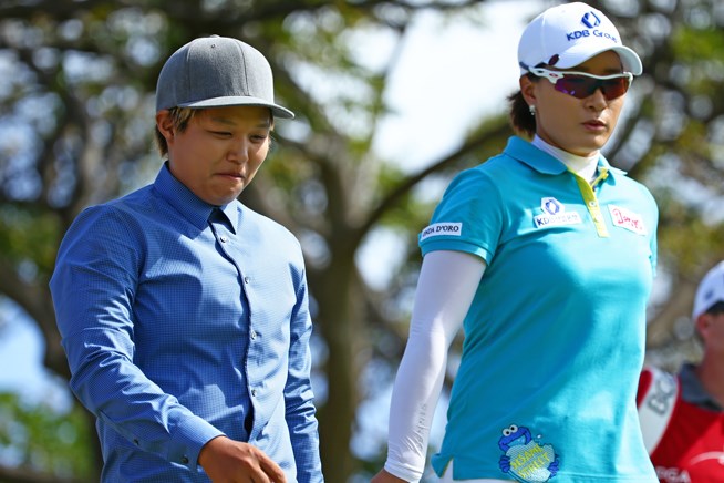 2014年 LPGAロッテ選手権 3日目 野村敏京＆朴セリ