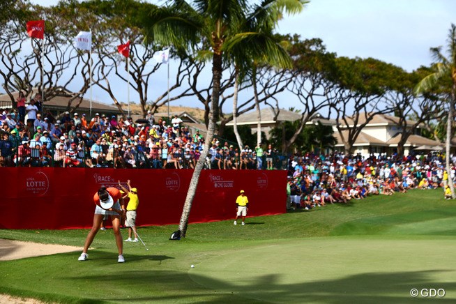 2014年 LPGAロッテ選手権 最終日 ミッシェル・ウィ