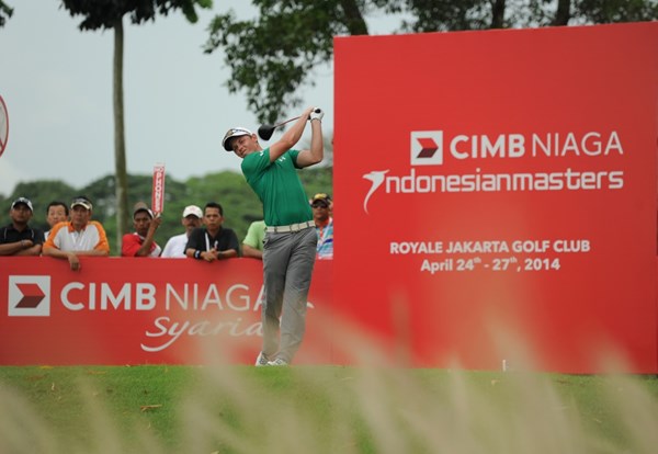 2014年 CIMB ニアガ インドネシアマスターズ 3日目 キャメロン・スミス 通算14アンダーで単独首位に浮上したキャメロン・スミス（写真提供／アジアンツアー）