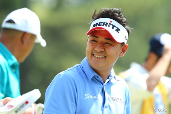 2014年 つるやオープンゴルフトーナメント 最終日 パク・サンヒョン 昨年QTを突破して日本ツアーに本格参戦。日韓戦では代表の常連選手だ
