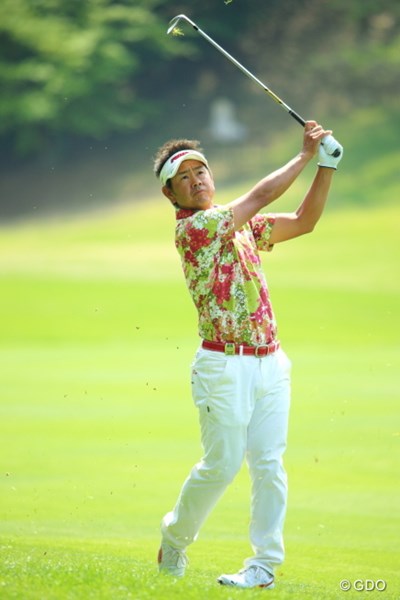 2014年 つるやオープンゴルフトーナメント 最終日 藤田寛之 藤田は終盤の大混戦をかいくぐって大会3勝目を挙げた