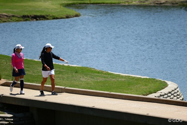 2014年 ノーステキサスLPGAシュートアウト 初日 有村智恵