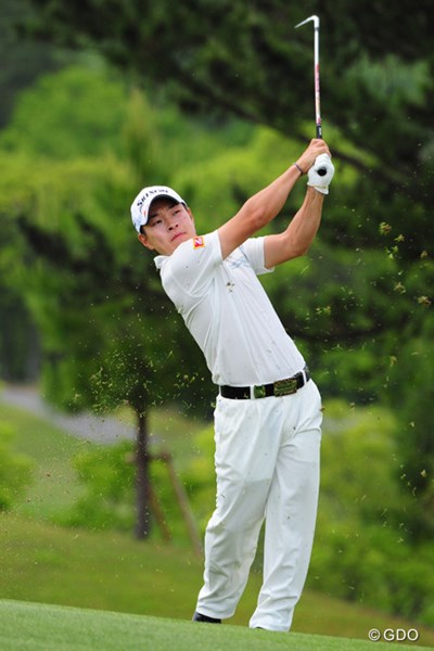 2014年 関西オープンゴルフ選手権競技 初日 藤本佳則 奈良県生まれの藤本は近畿地方での大会に意欲満々。2位発進を決めた。