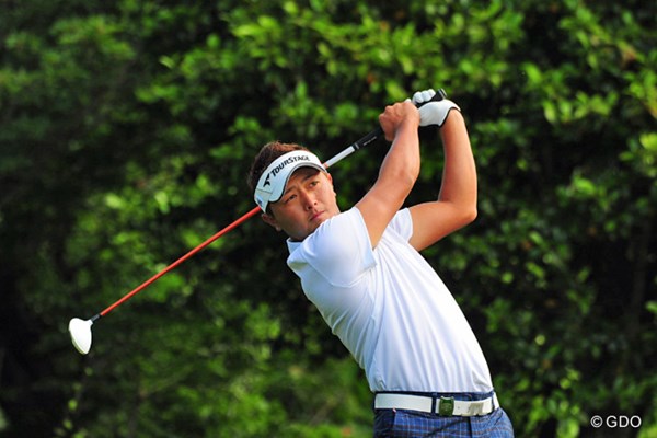2014年 関西オープンゴルフ選手権競技 初日 片岡大育 アジアンツアーを掛け持ちする選手たちが上位を占めた初日。片岡もそれに名を連ねた