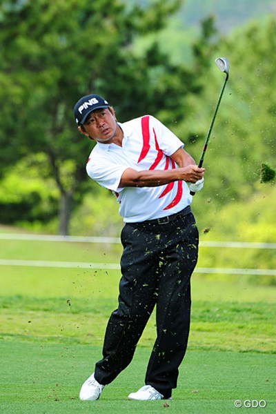 2014年 関西オープンゴルフ選手権競技 初日 塚田好宣 前半のパープレーから一転して、後半は5バーディ、ノーボギーの31と大まくり。アジアの虎が目を覚ますのか～！2位T