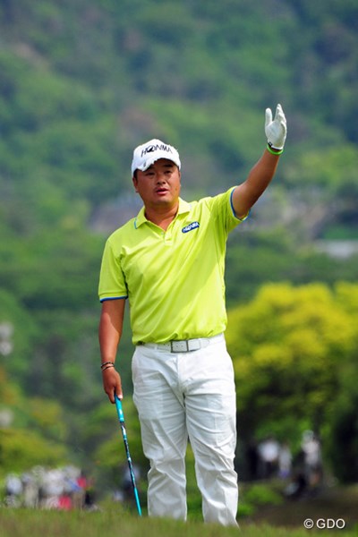 2014年 関西オープンゴルフ選手権競技 3日目 小田孔明 今季4戦目にして、いよいよ優勝争い。小田孔明は好調を維持したまま最終日を楽しむ