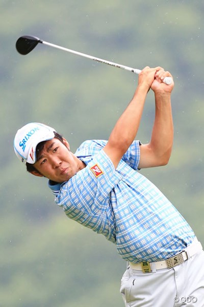 2014年 日本プロゴルフ選手権大会 日清カップヌードル杯 2日目 小袋秀人 初めてのメジャー大会に9位タイで決勝進出を決めた小袋秀人
